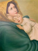 Quadro Floriddia Gioielli in Tessuto CAPEZZALE MADONNA CON IL BAMBINO - CAPEZZALE MADONNA CON IL BAMBINO